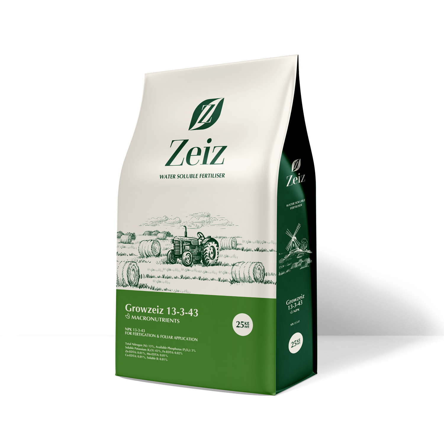 Growzeiz 13-3-43 Fertiliser